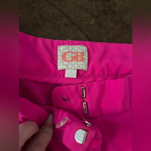 GB pink scallop hem shorts - Picture 5 of 6